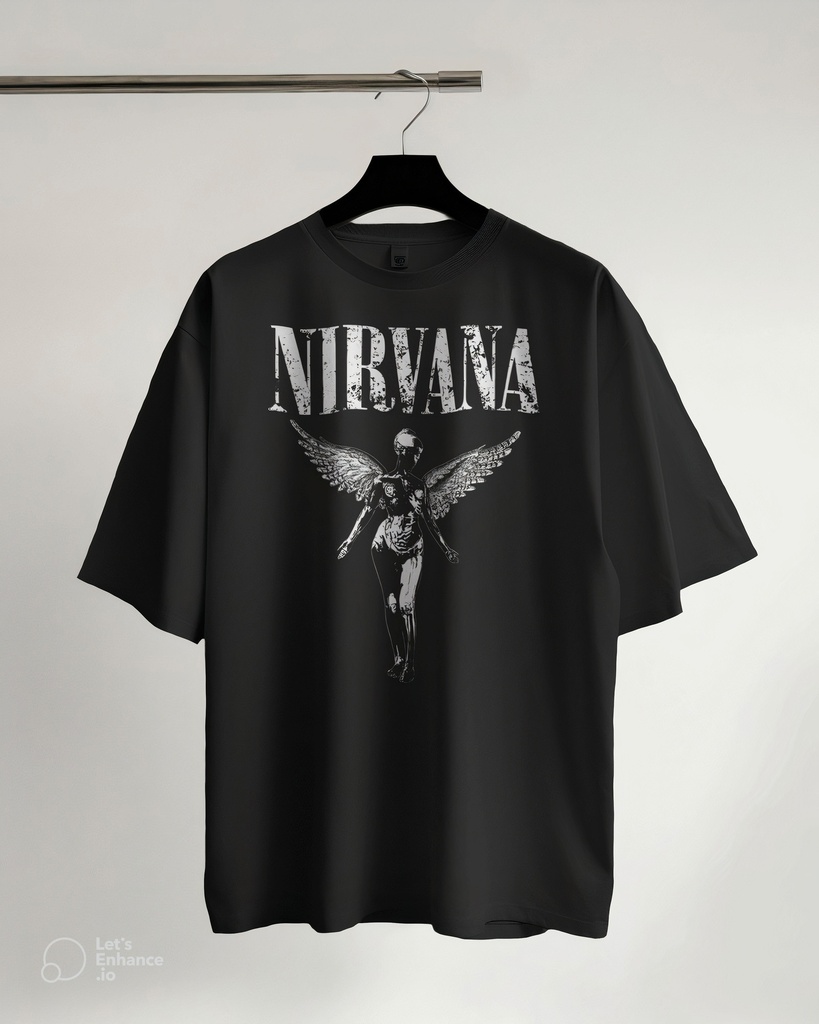 Nirvana Black oversized tees