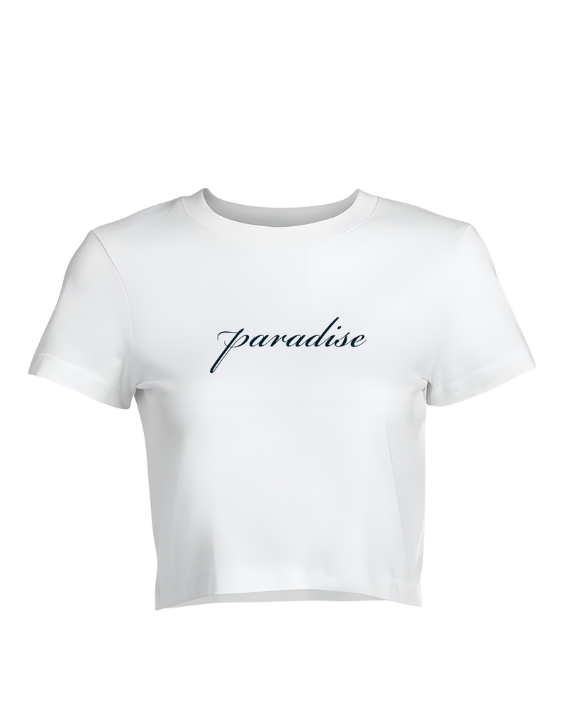 Paradise Coded crop tee