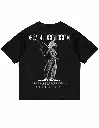 MORDERN SKULL BLACK OVERSIZED TEES