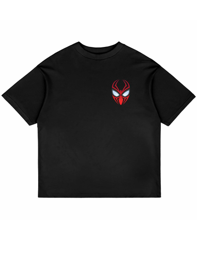 Spider man black oversized tees 