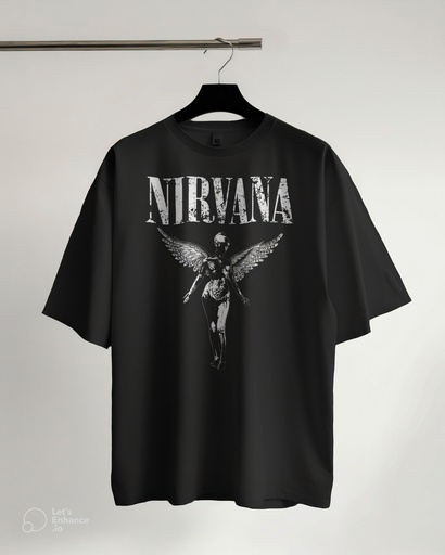 Nirvana Black oversized tees