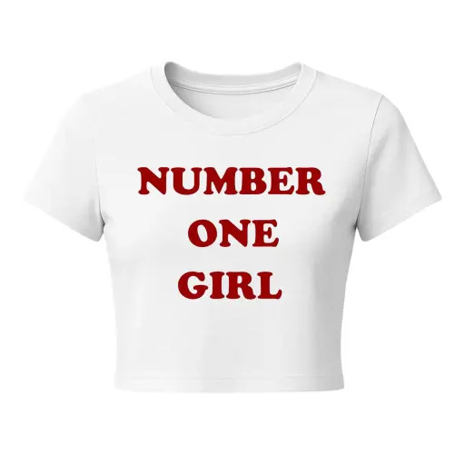 Number One Girl" Confidence Crop Tee 