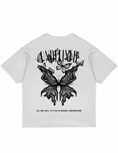 Undefinen white oversized tees