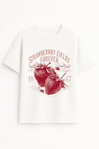 Strawberry Fields Forever Tee – Vintage 1967 Edition